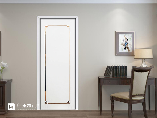 重庆佳禾木门:金属线条木门场景图展示